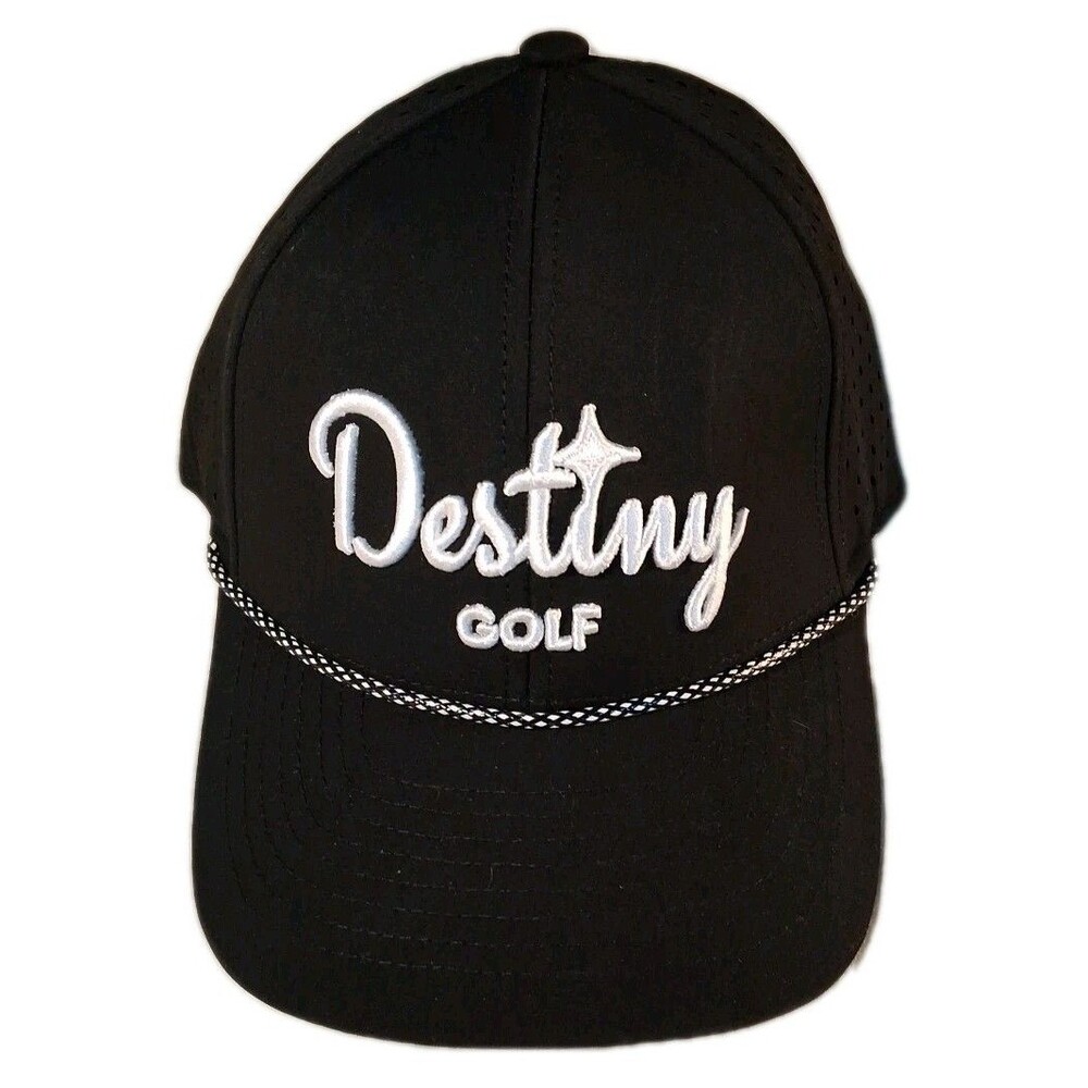 Destiny Golf Hat Gaming stretch Cap Black one size baseball hat